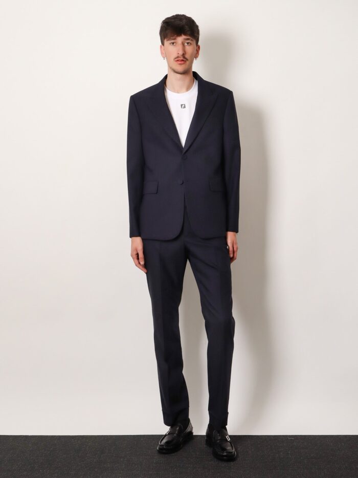 Fendi Formal Wool And Cotton Blazer