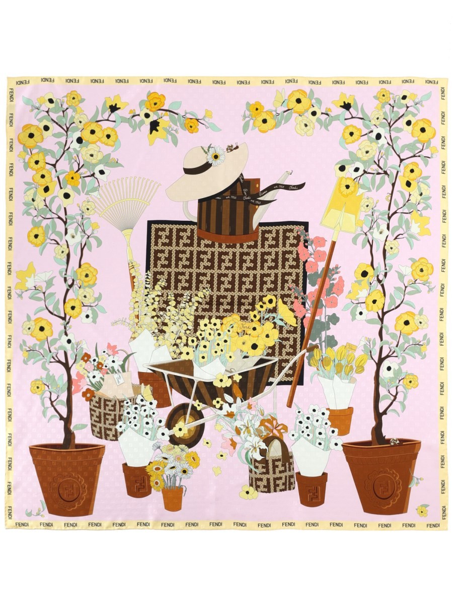 FOULARD "FENDI GARDENING"