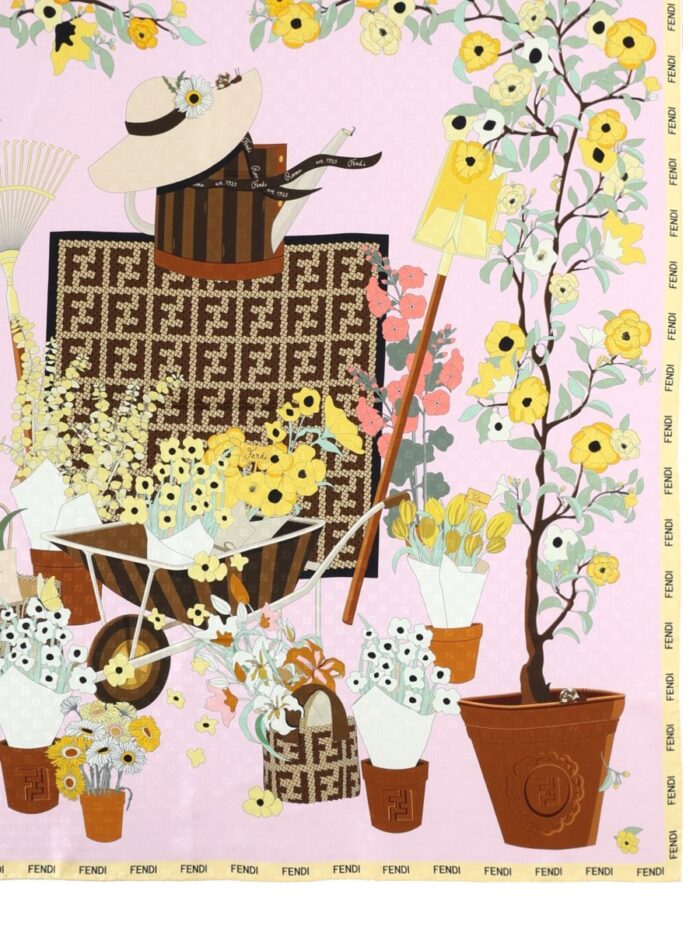 FOULARD "FENDI GARDENING"