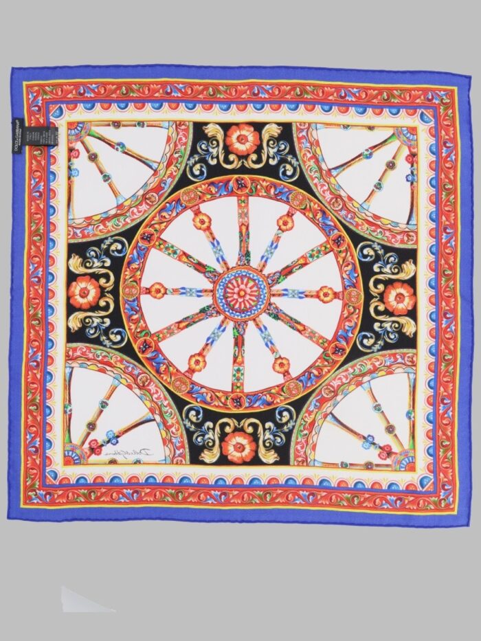 Dolce & Gabbana FOULARD IN TWILL DI SETA