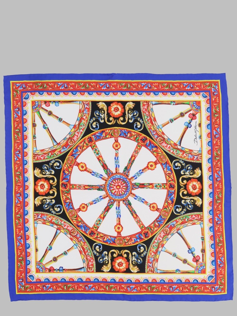 Dolce & Gabbana FOULARD IN TWILL DI SETA