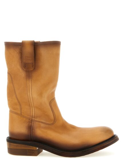 Miu Miu 'Foule' Ankle Boots