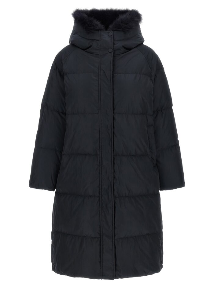 army yves salomon fox fur finishing down jacket ARMY YVES SALOMON Fox Fur Finishing Down Jacket
