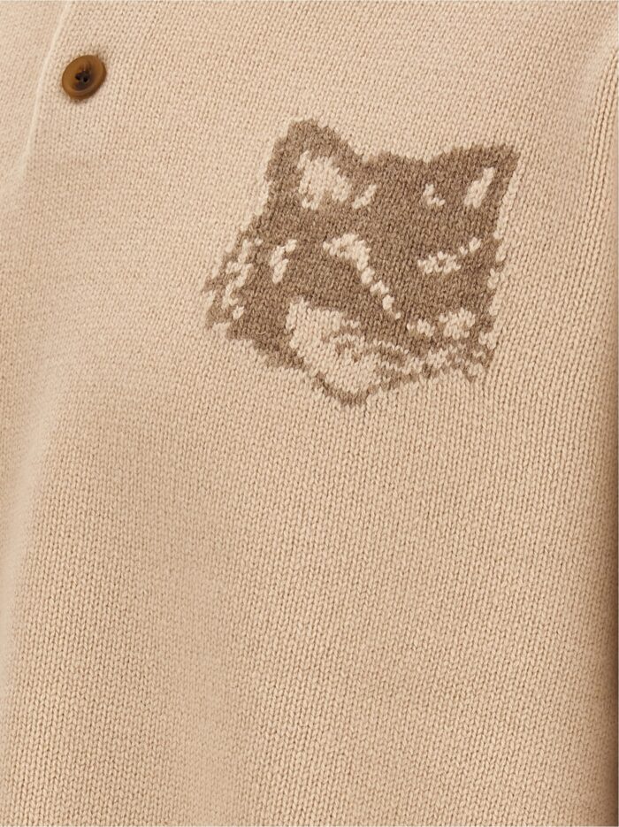 Maison Kitsune 'Fox Head Intarsia' Sweater