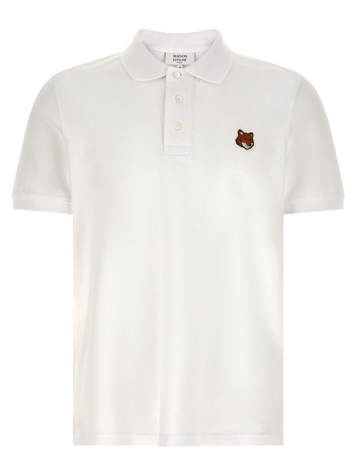 maison kitsune 'fox head' polo shirt Maison Kitsune 'Fox Head' Polo Shirt