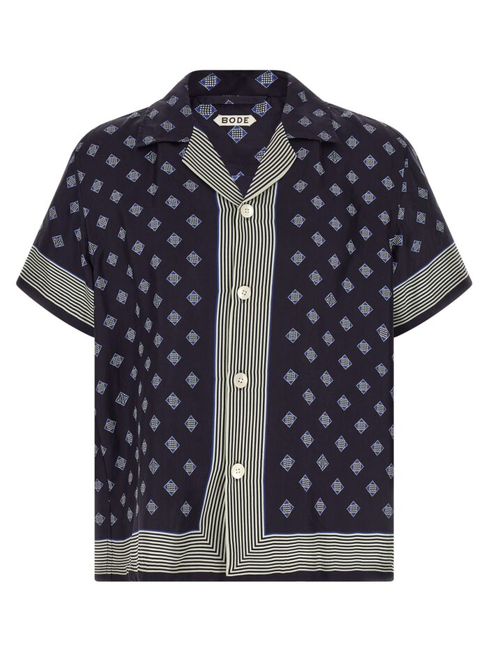 bode 'foyer diamond' shirt BODE 'Foyer Diamond' Shirt