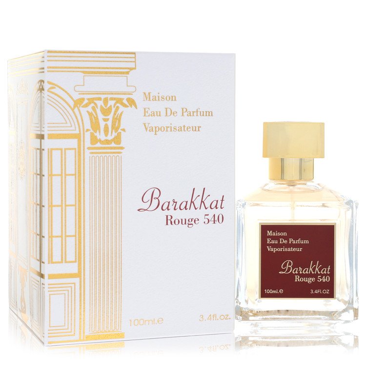 Fragrance World Barakkat Rouge 540 By Fragrance World - Eau De Parfum Spray (Unisex) 3.4 Oz