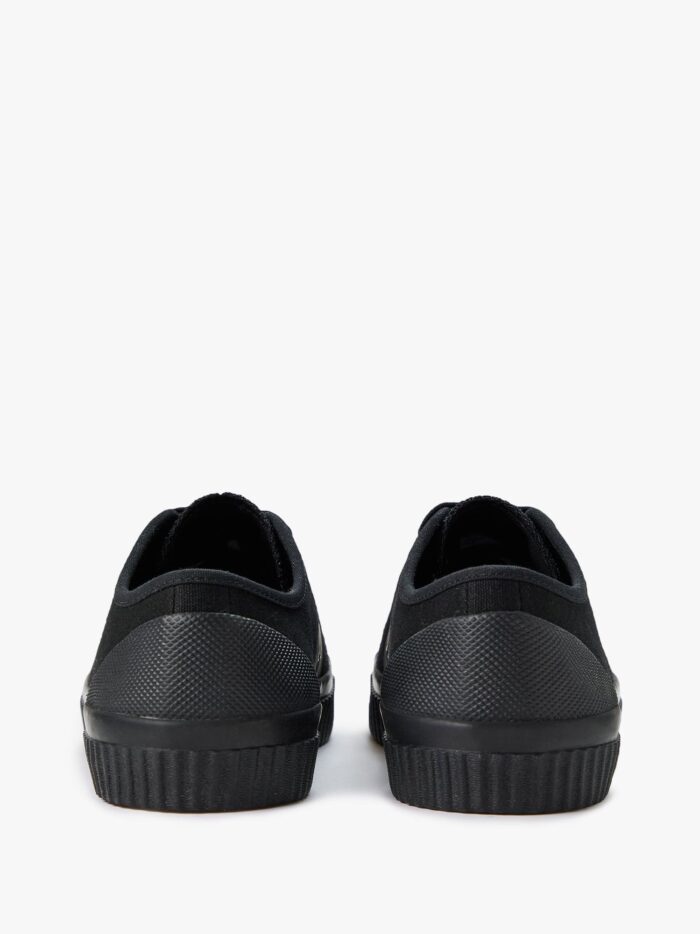FRED PERRY Canvas Sneakers With Logo Embroidery
