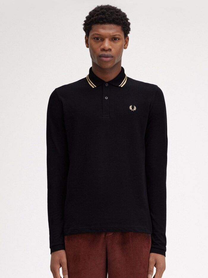 FRED PERRY Cotton Polo Shirt With Contrasting Profiles