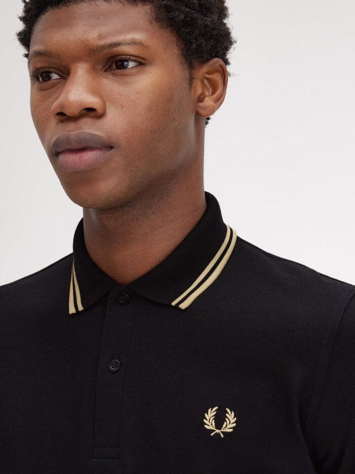 FRED PERRY Cotton Polo Shirt With Contrasting Profiles