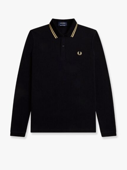FRED PERRY Cotton Polo Shirt With Contrasting Profiles