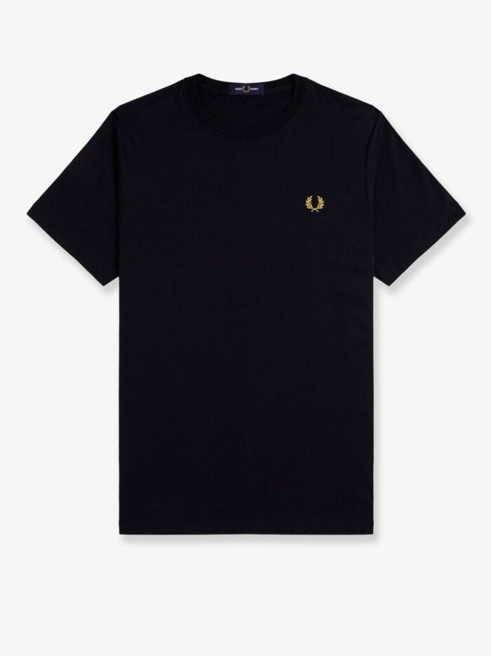 FRED PERRY Cotton T-shirt With Logo Embroidery