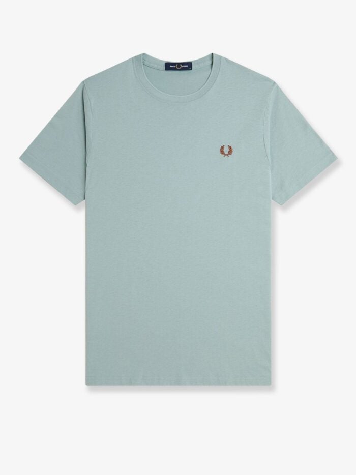 FRED PERRY Cotton T-shirt With Logo Embroidery