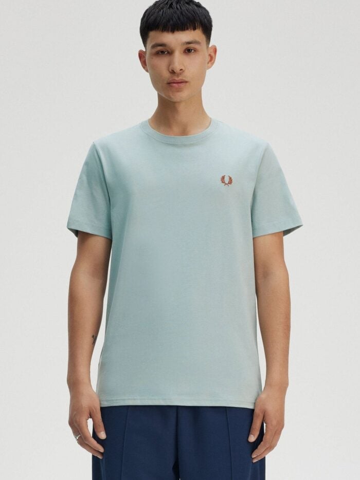 FRED PERRY Cotton T-shirt With Logo Embroidery
