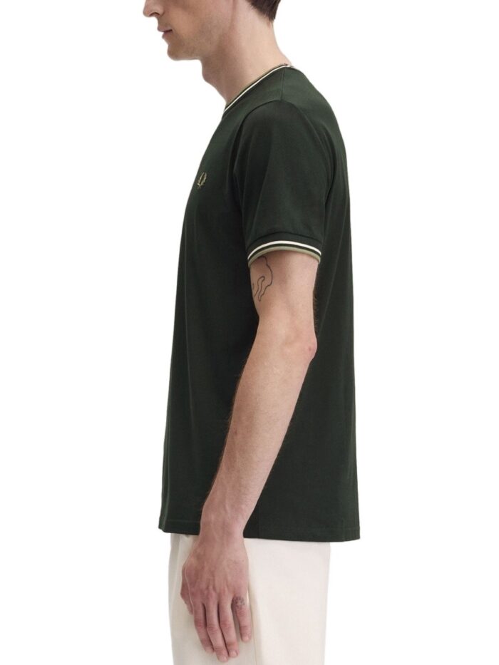 FRED PERRY DOUBLE STRIPE T-SHIRT