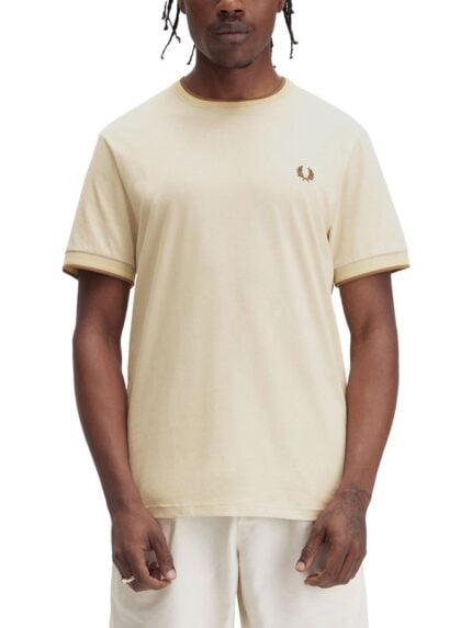 FRED PERRY DOUBLE STRIPE T-SHIRT