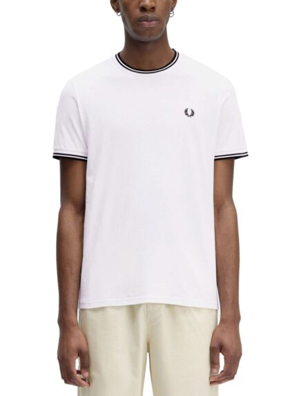 FRED PERRY DOUBLE STRIPE T-SHIRT