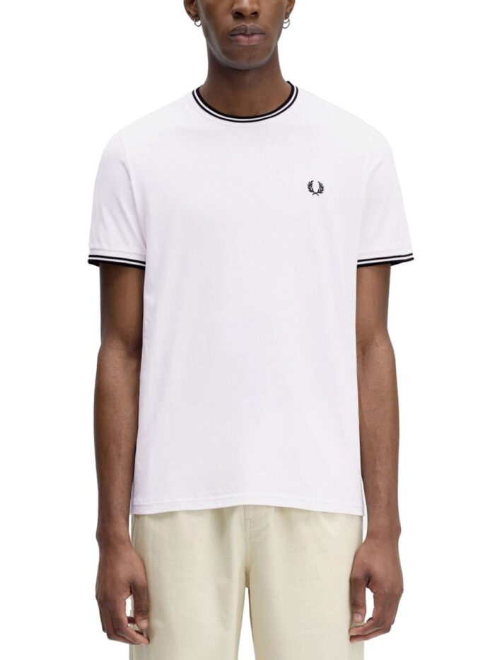 FRED PERRY DOUBLE STRIPE T-SHIRT
