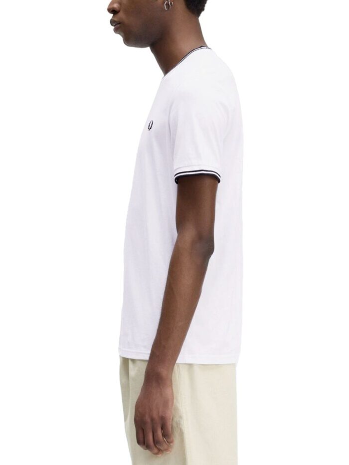FRED PERRY DOUBLE STRIPE T-SHIRT
