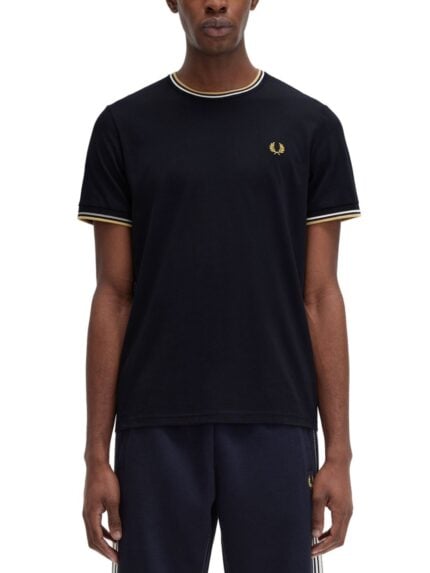 FRED PERRY DOUBLE STRIPE T-SHIRT