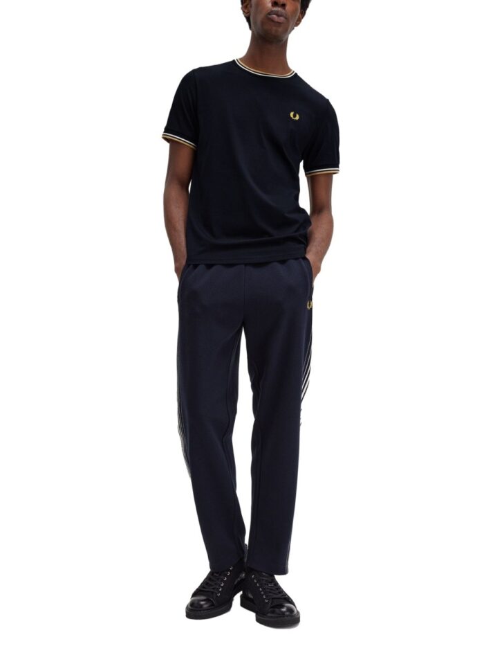 FRED PERRY DOUBLE STRIPE T-SHIRT