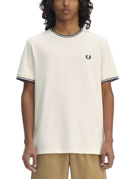 FRED PERRY DOUBLE STRIPE T-SHIRT
