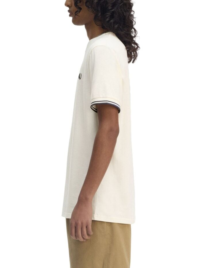 FRED PERRY DOUBLE STRIPE T-SHIRT