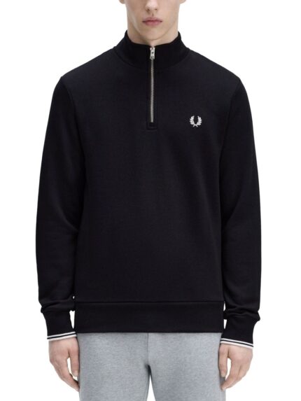 FRED PERRY HALF-ZIP SWEATSHIRT