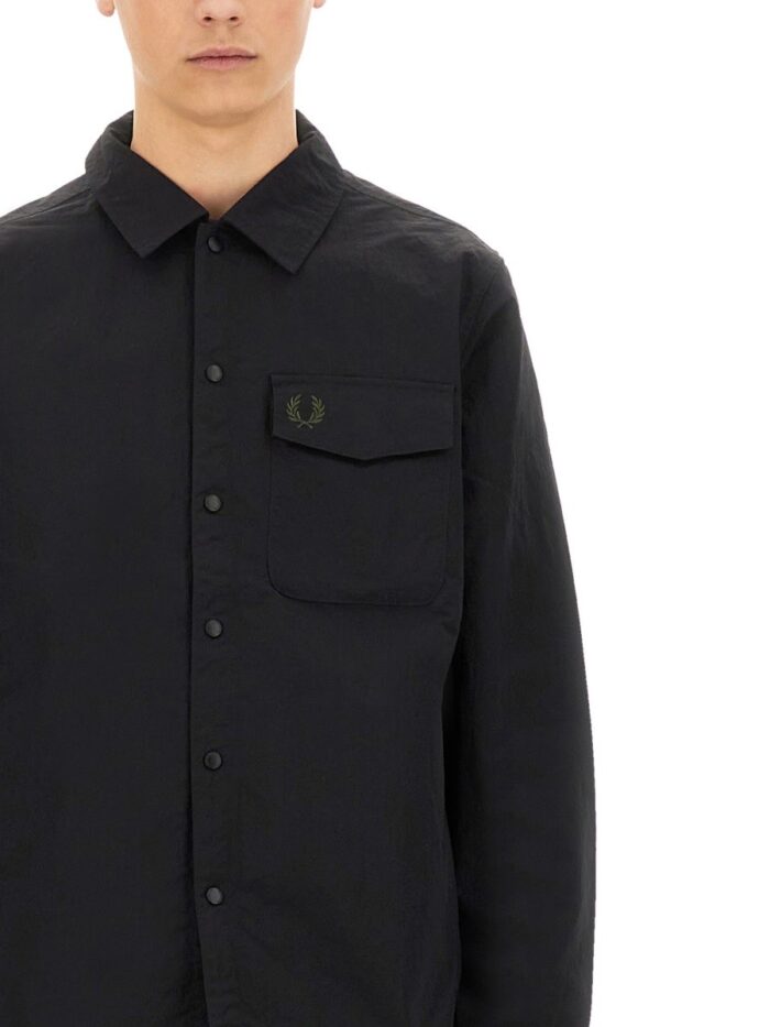 FRED PERRY JACKET WITH SNAP BUTTONS