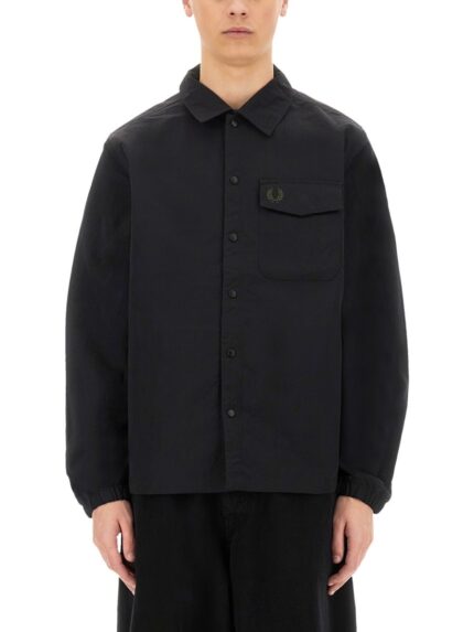 FRED PERRY JACKET WITH SNAP BUTTONS