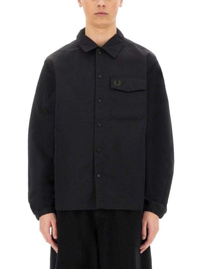 FRED PERRY JACKET WITH SNAP BUTTONS