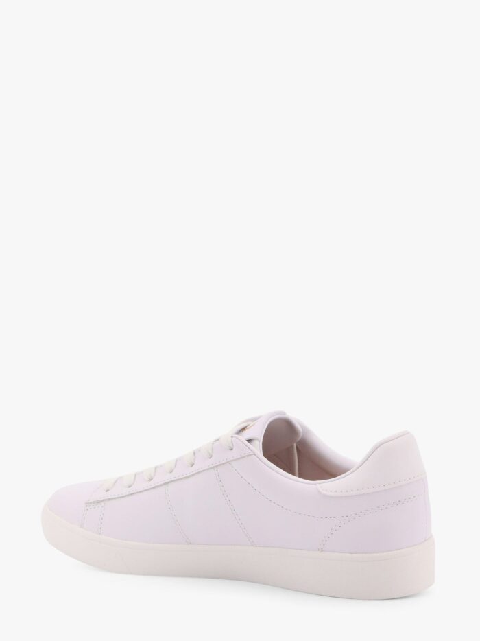 FRED PERRY Leather Sneakers With Lateral Embroidery