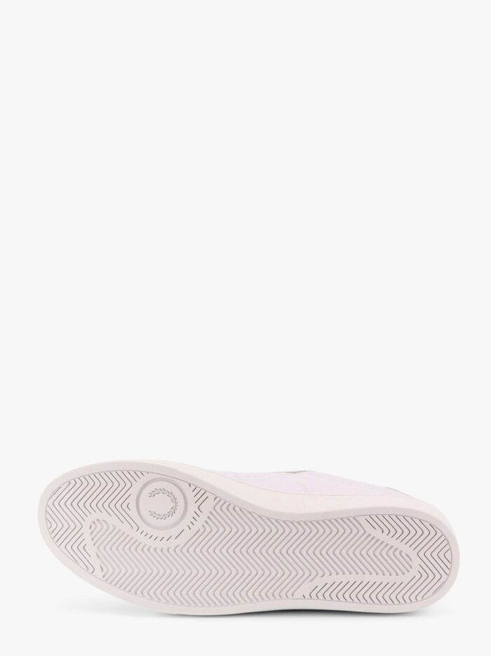 FRED PERRY Leather Sneakers With Lateral Embroidery