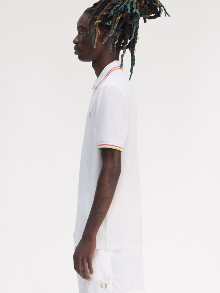 FRED PERRY On Court Twin Tipped Recycled Polyester Polo