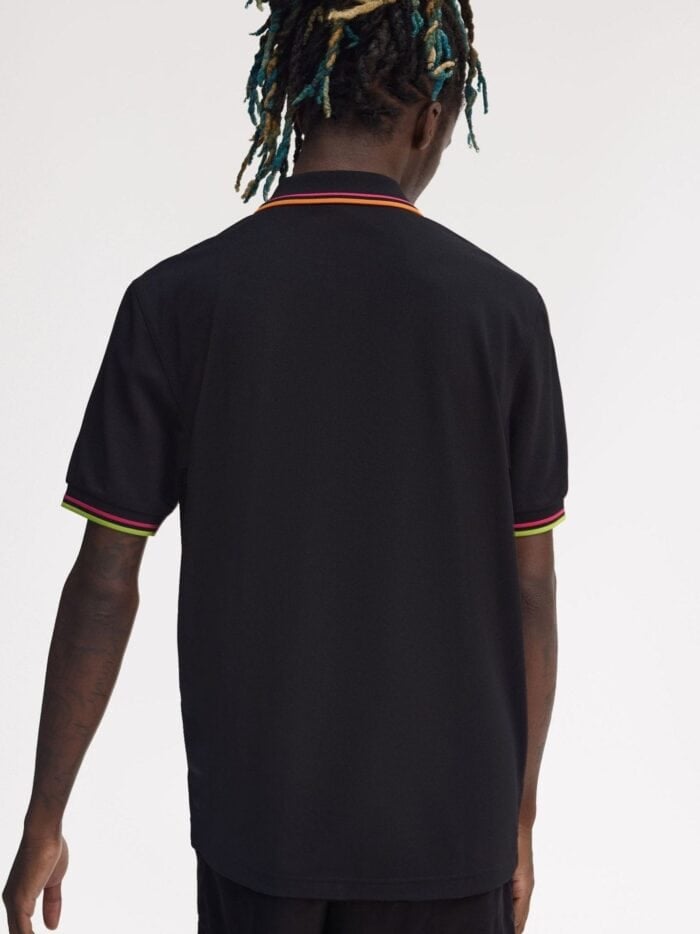 FRED PERRY On Court Twin Tipped Recycled Polyester Polo