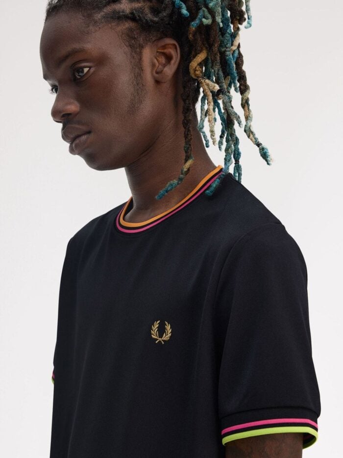 FRED PERRY On Court Twin Tipped Recycled Polyester T-shirt