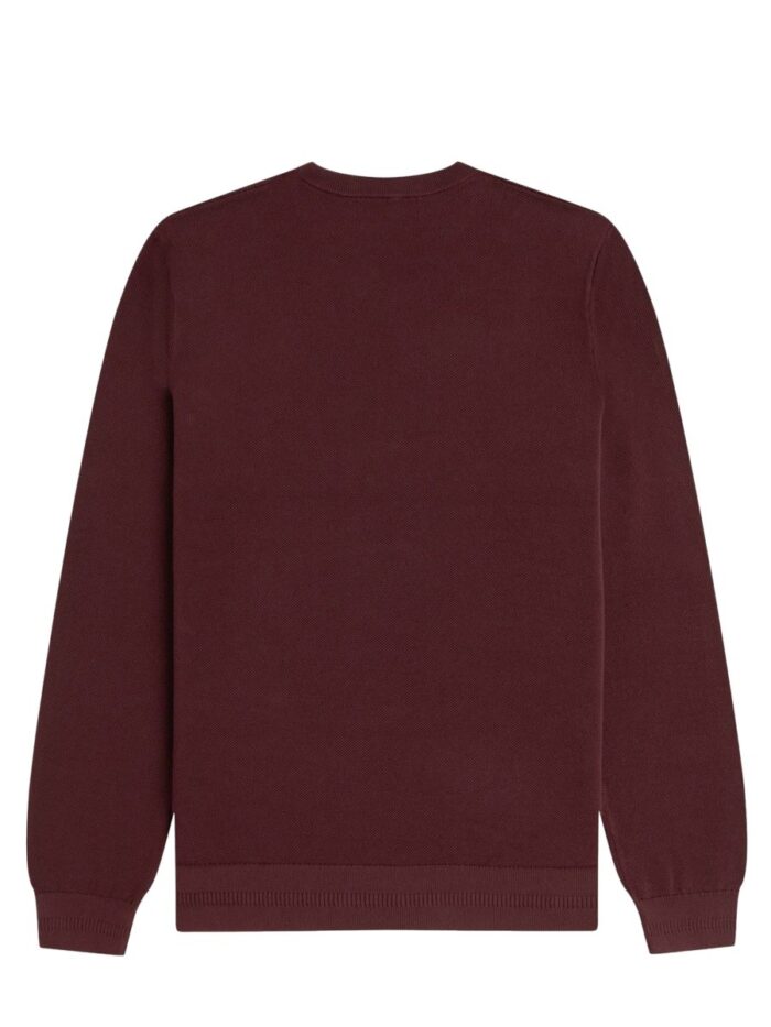 FRED PERRY PIQUE SWEATER WITH LOGO