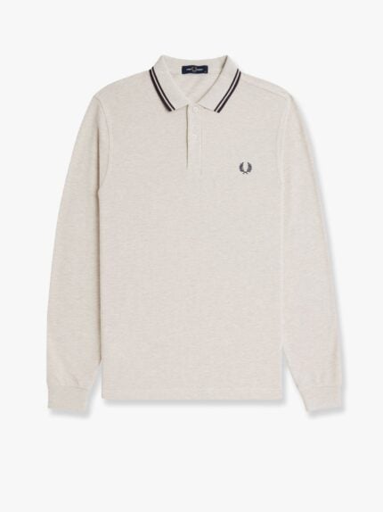 FRED PERRY Piquet Cotton Polo Shirt With Logo