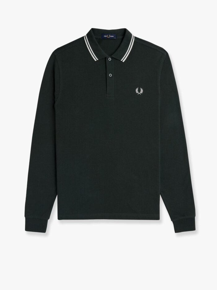 FRED PERRY Piquet Cotton Polo Shirt With Logo