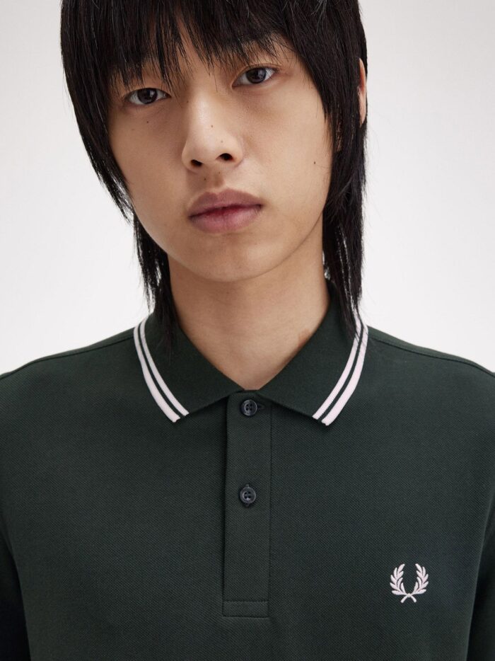 FRED PERRY Piquet Cotton Polo Shirt With Logo