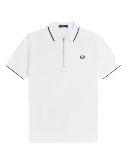 FRED PERRY POLO CON ZIP E LOGO