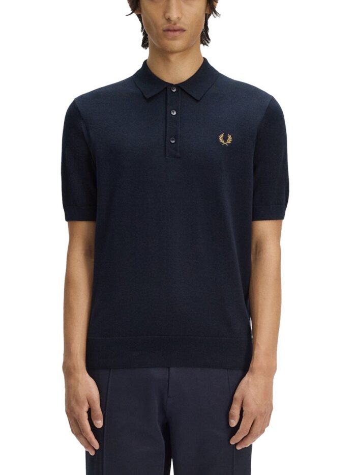 FRED PERRY POLO IN MAGLIA DI COTONE