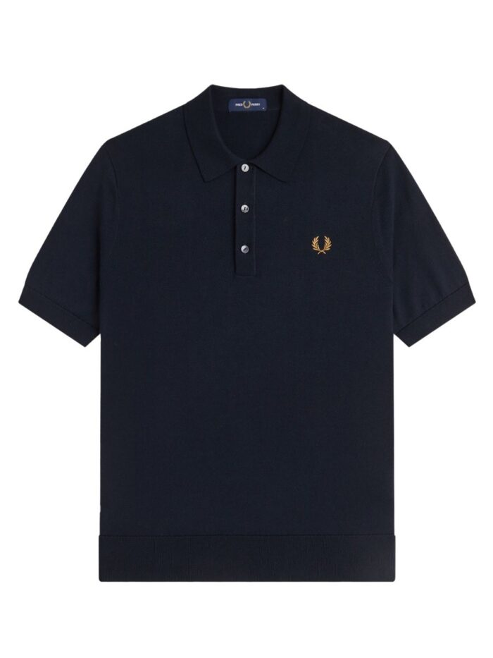 fred perry polo in maglia di cotone FRED PERRY POLO IN MAGLIA DI COTONE