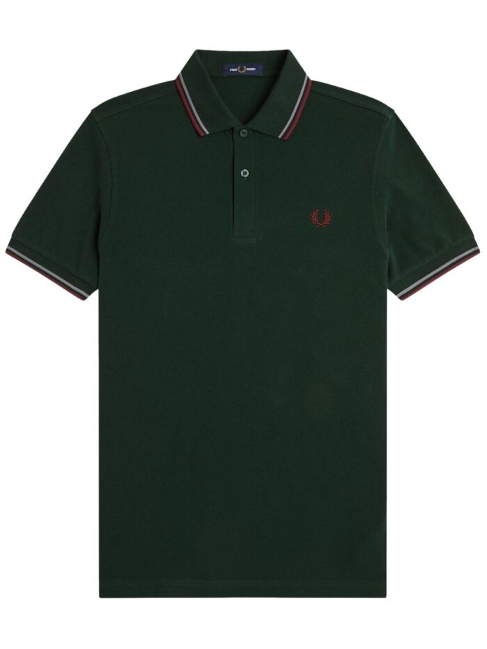 fred perry polo with logo FRED PERRY POLO WITH LOGO