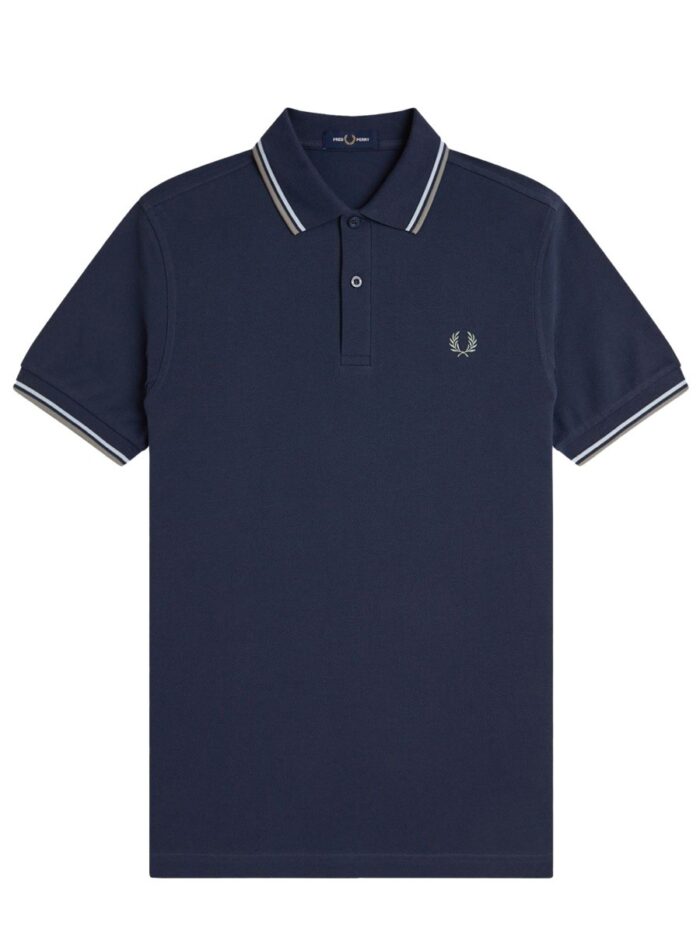 fred perry polo with logo FRED PERRY POLO WITH LOGO