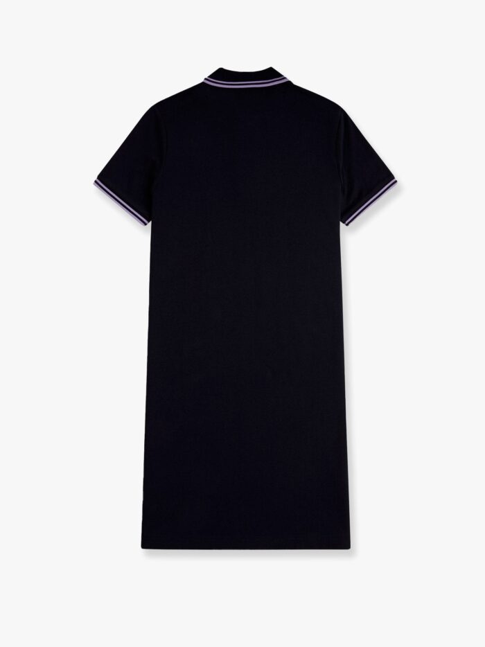 FRED PERRY Stretch Cotton Polo Dress With Contrasting Profiles