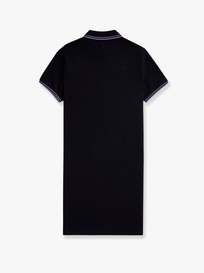 FRED PERRY Stretch Cotton Polo Dress With Contrasting Profiles