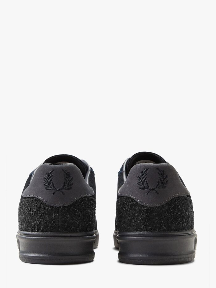FRED PERRY Suede Sneakers With Iconic Embroidery