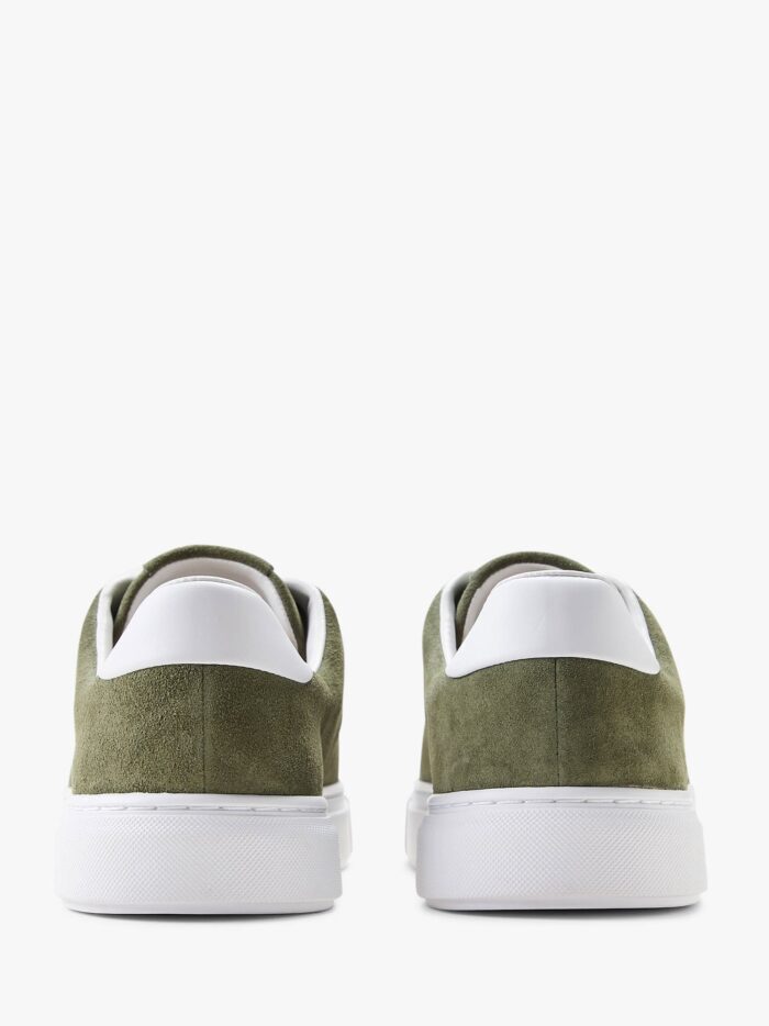 FRED PERRY Suede Sneakers With Logo Print