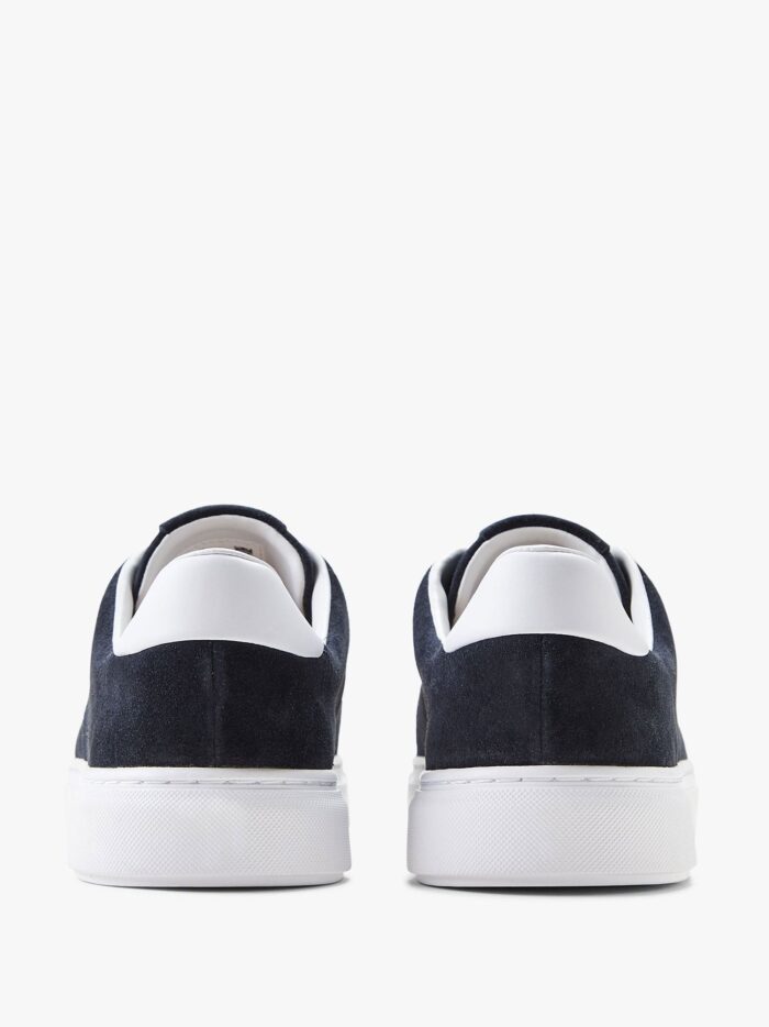 FRED PERRY Suede Sneakers With Logo Print